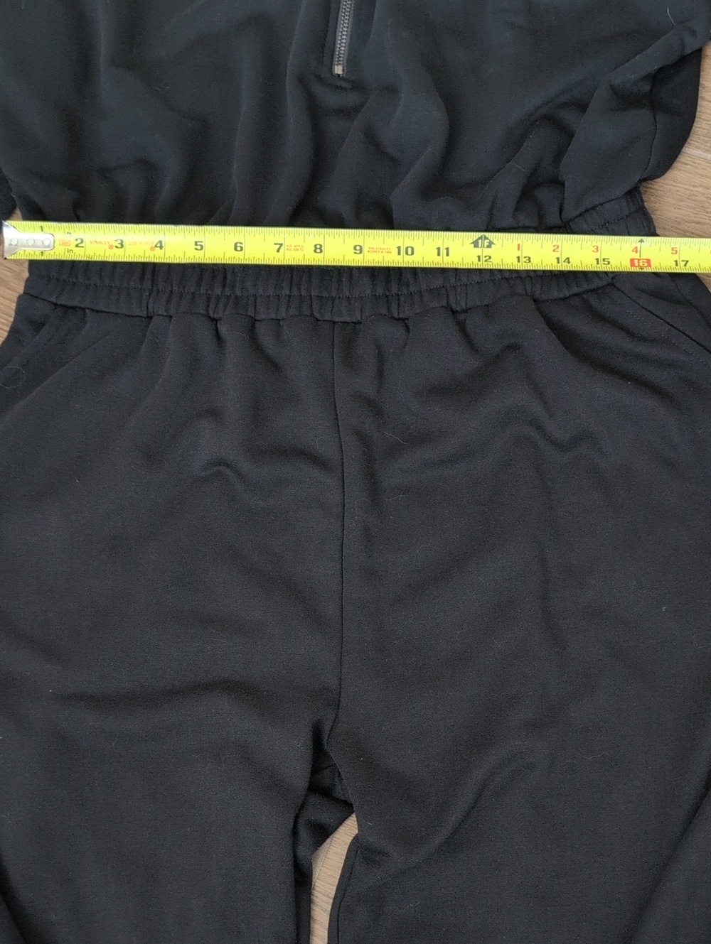Anrabess black jogger jumpsuit XL - Picture 9 of 11